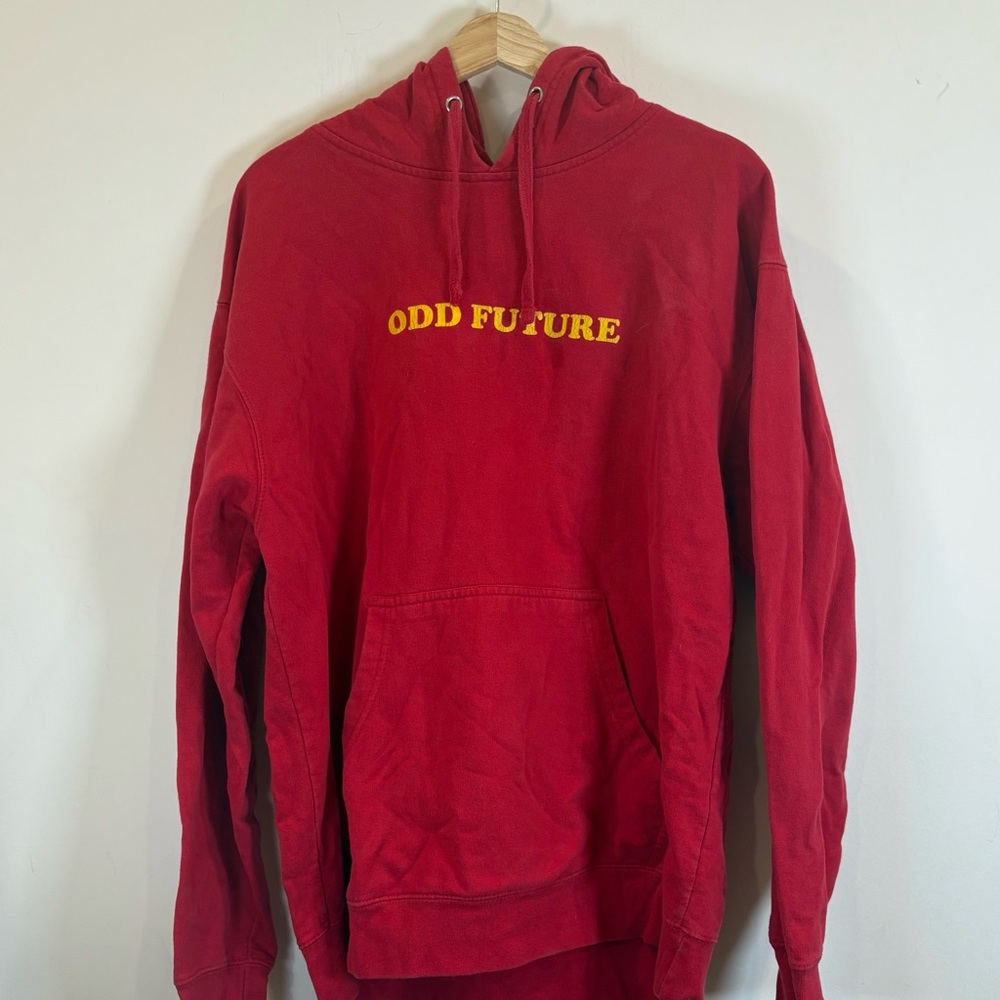 Odd Future Red Sweatshirt Bold Casual Style